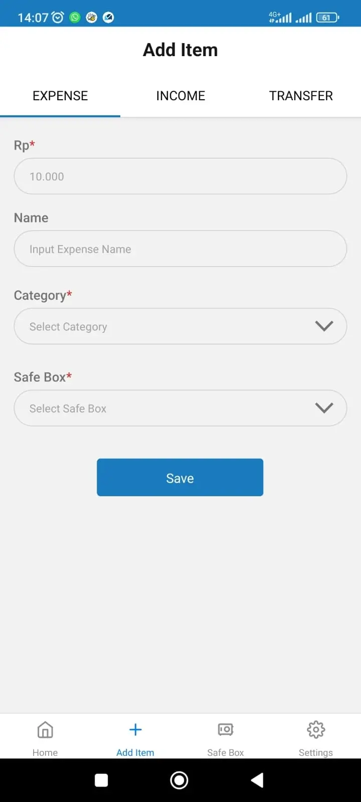 Reports Screenshot